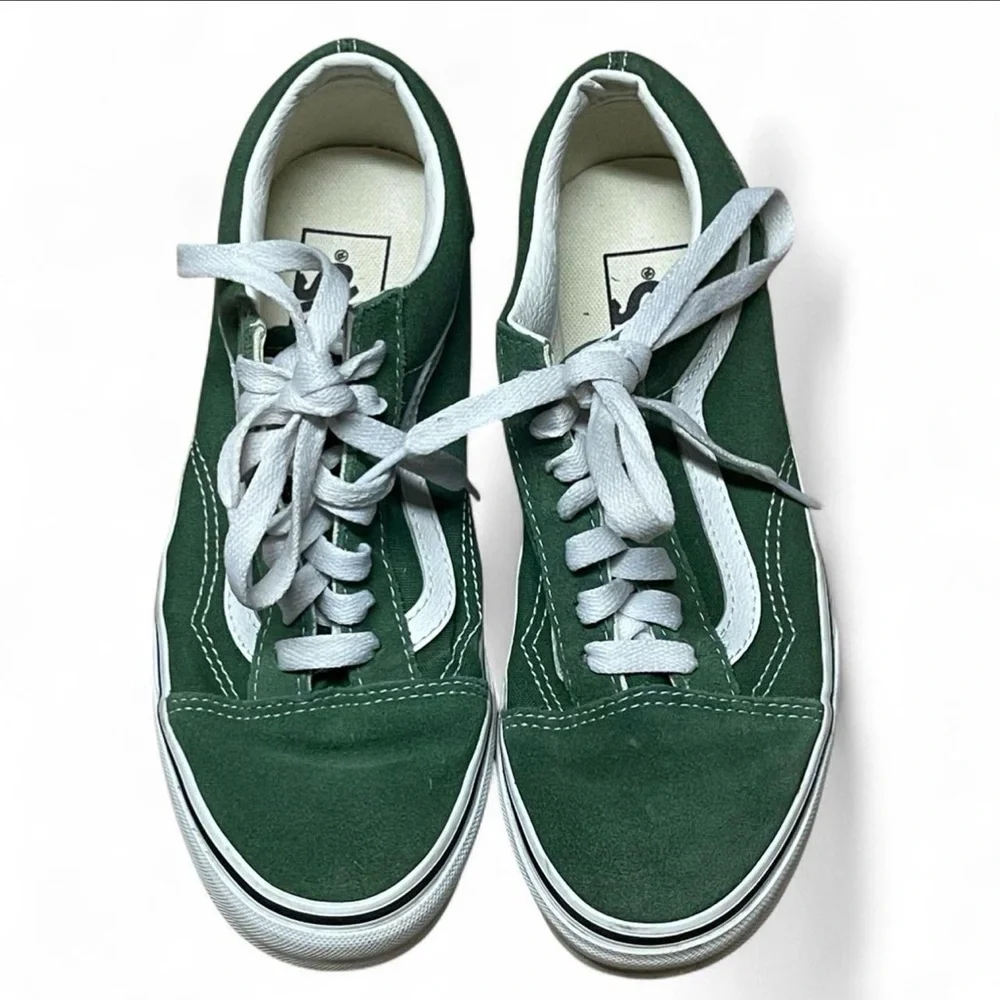 VANS Old Skool Color Theory - Deep Grass Duck Green - Women’s 6 - Men's Size 4.5